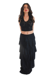 Enchanted Tiered Maxi Skirt