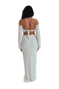 Waterfall Awakened Ruched Maxi Skirt