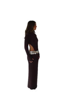 Fallen Conchiglia Maxi Dress