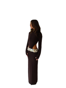 Fallen Conchiglia Maxi Dress